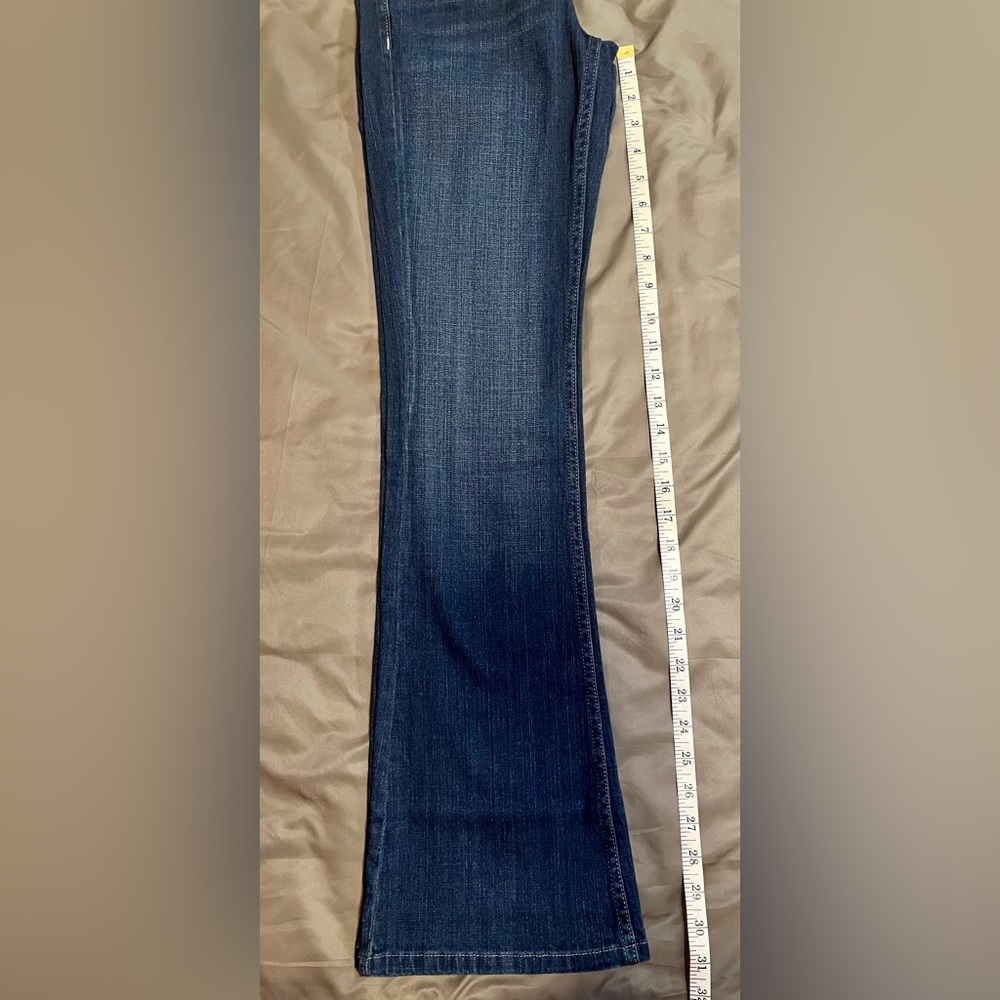 Levi's 518 Blue Boot Cut Jeans Low Rise 1 Medium Juniors/Women - Picture 12 of 12
